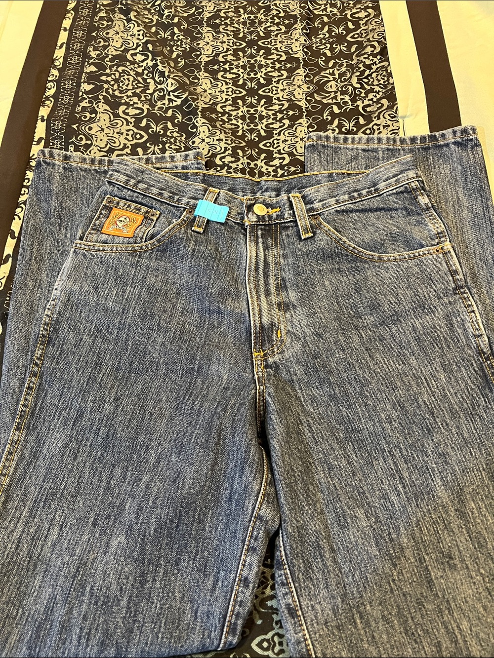 Cinch BRONZE LABEL Men's Blue Relaxed Fit Jeans